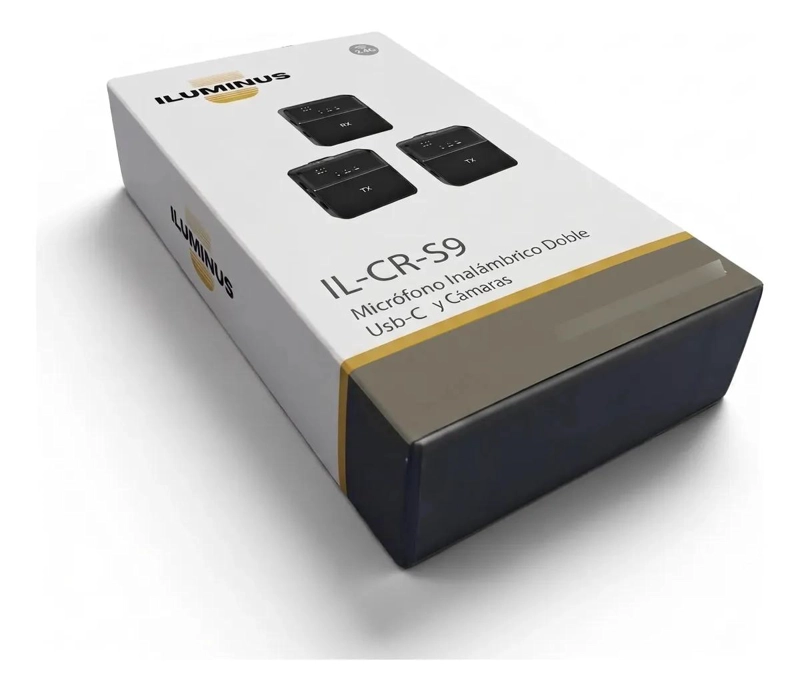 MICROFONO INALAMBRICO DOBLE USB-C PARA GRABACION DE AUDIO - 4