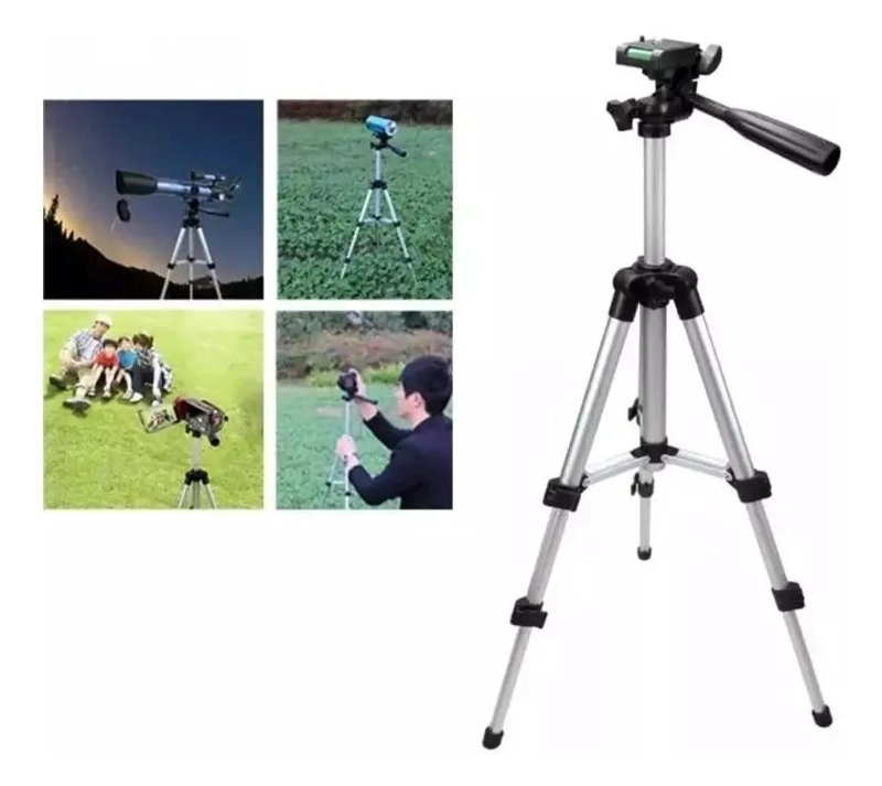 TRIPODE EXTENSIBLE DE ALUMINIO PARA CAMARA Y SMARTPHONE - 1