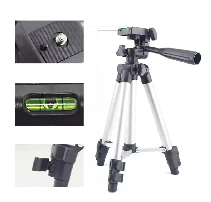 TRIPODE EXTENSIBLE DE ALUMINIO PARA CAMARA Y SMARTPHONE - 3