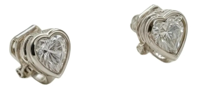 AROS EARCUFF CORAZON SIN PERFORACION DISEÑO MODERNO - 8