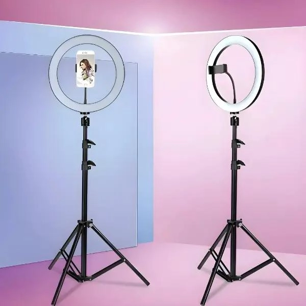 ARO DE LUZ LED CON TRIPODE AJUSTABLE PARA FOTOGRAFIA - 3