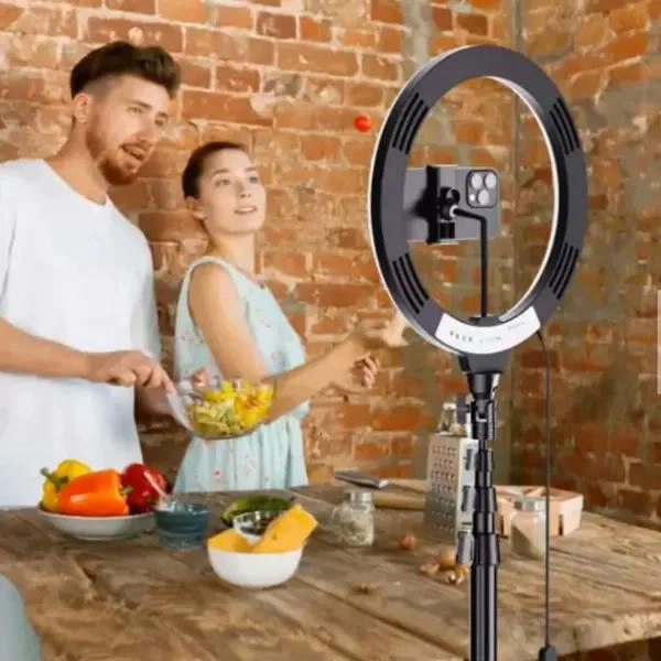 ARO DE LUZ LED CON TRIPODE AJUSTABLE PARA FOTOGRAFIA - 5