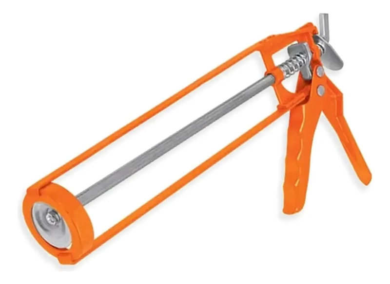 PISTOLA CALAFATERA ABIERTA PARA APLICAR SILICONA Y ADHESIVOS - 3