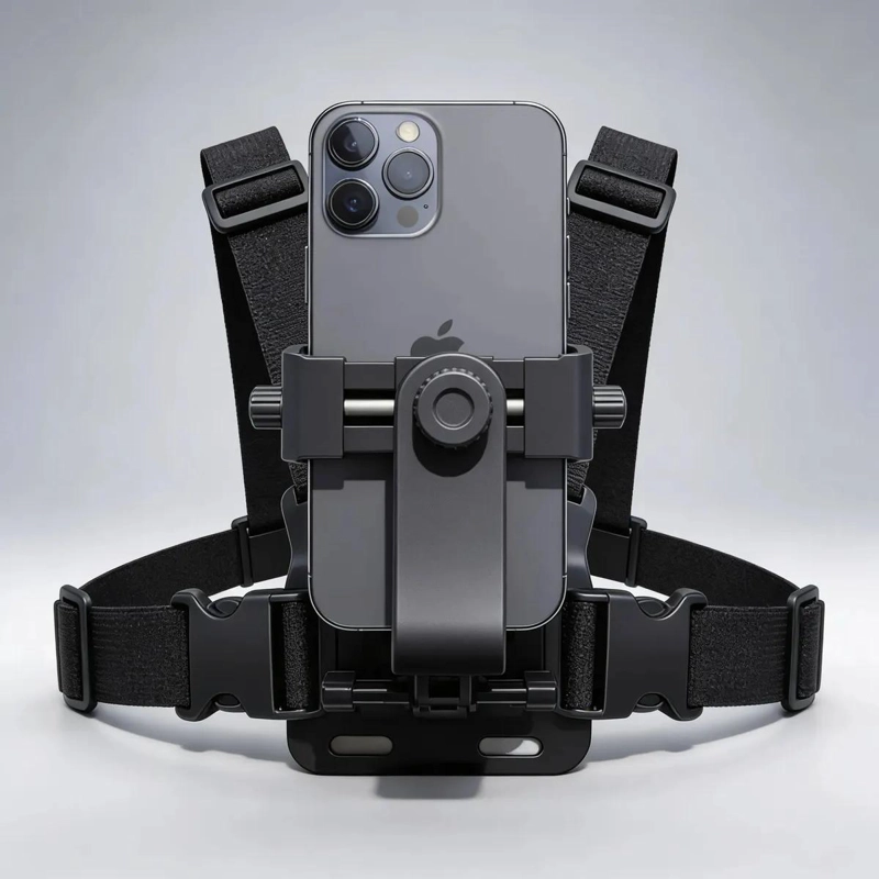 ARNE S DE PECHO AJUSTABLE PARA CELULAR Y CAMARAS DE ACCION - 5