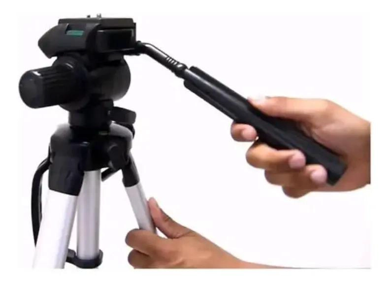 TRIPODE DE ALUMINIO COMPACTO PARA CELULARES Y CAMARAS - 8