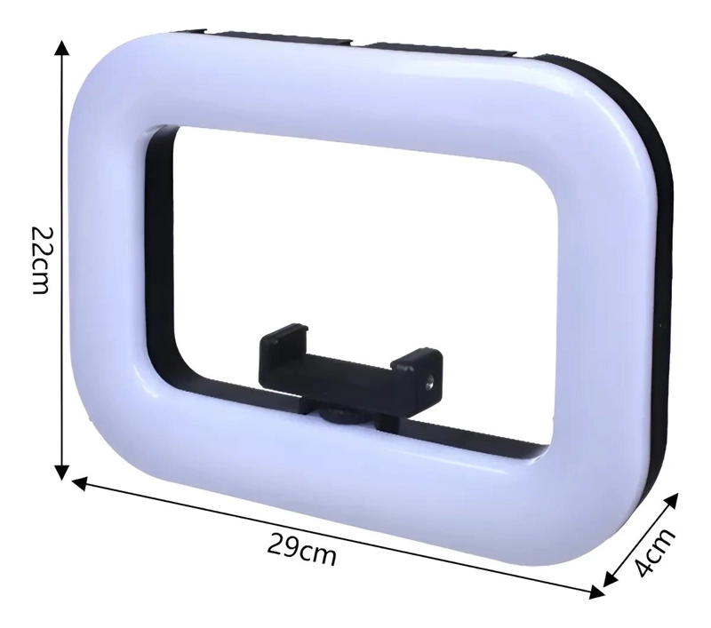 PANEL DE LUZ LED RGB PORTATIL DE 29 CM PARA FOTOGRAFIA Y STREAMING - 1
