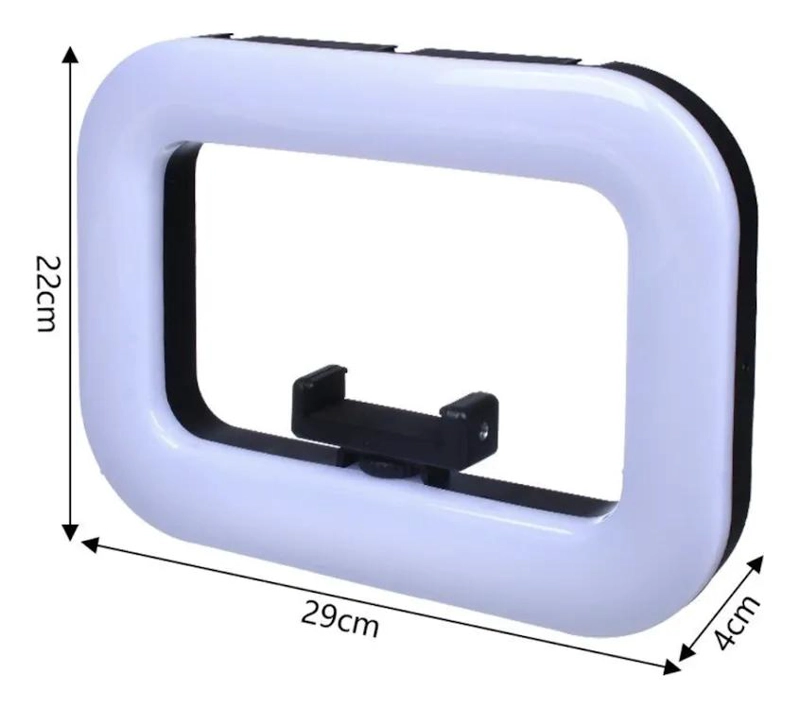 PANEL DE LUZ LED RGB PORTATIL DE 29 CM PARA FOTOGRAFIA Y STREAMING - 3
