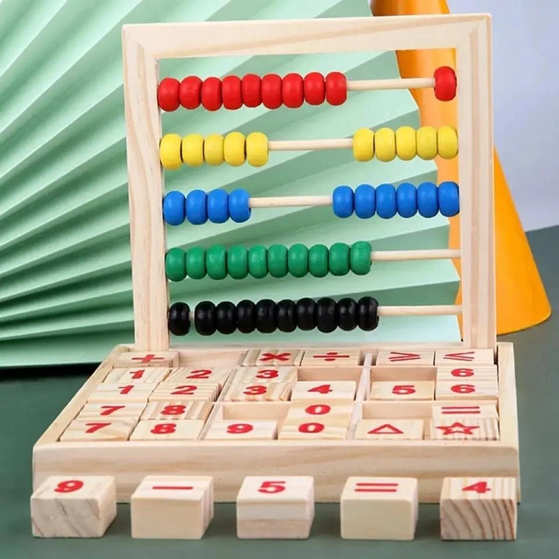 ABACO DE MADERA EDUCATIVO PARA DESARROLLO INFANTIL - 2