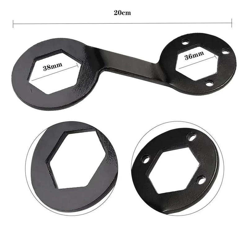 LLAVE DE APRIETE FIJA 36MM/38MM CON MANGO ANTIDESLIZANTE - 3