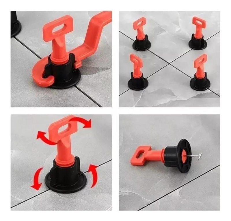 SISTEMA DE NIVELACION PARA CERAMICA Y AZULEJOS REUTILIZABLE 100 UNIDADES - 3