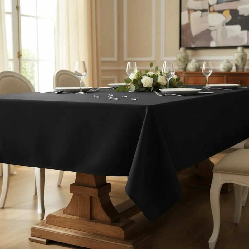 MANTEL RECTANGULAR ANTIMANCHAS 220 X 140 CM PARA MESA - 2
