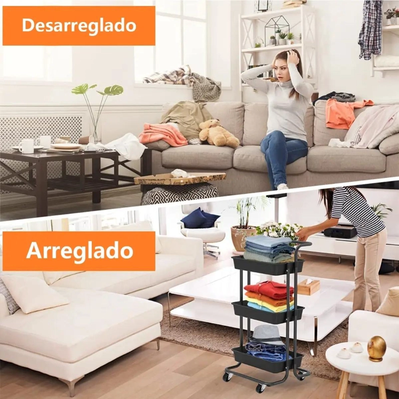 ORGANIZADOR DE ALMACENAMIENTO VERTICAL CON 3 NIVELES - 4