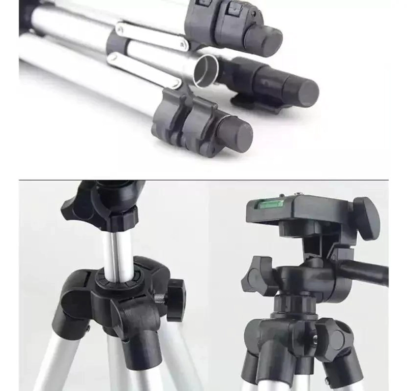 TRIPODE EXTENSIBLE DE ALUMINIO CON LUZ LED - 8