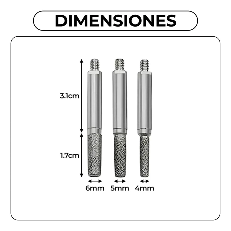 SET DE 6 LIMAS DIAMANTADAS PARA MOTOSIERRA - 2