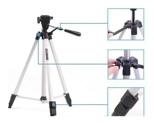 TRIPODE COMPACTO PARA CAMARAS Y CELULARES DE 135 CM - 2
