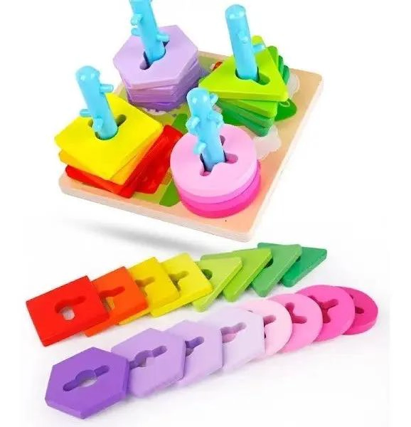 CUBO PUZZLE DIDACTICO DE MADERA PARA NIÑOS - 5