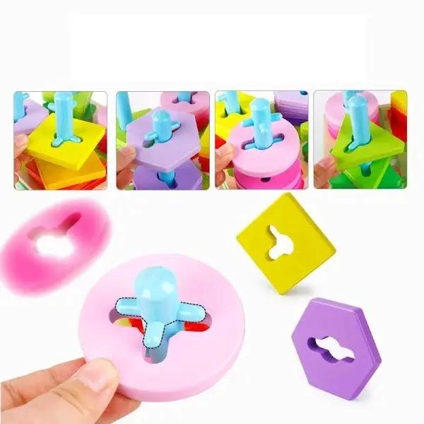 CUBO PUZZLE DIDACTICO DE MADERA PARA NIÑOS - 7