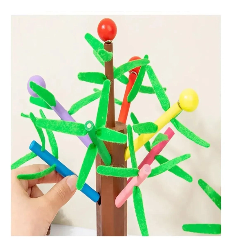 JUGUETE EDUCATIVO ARBOL MAGNE TICO MONTESSORI PARA NIÑOS - 1