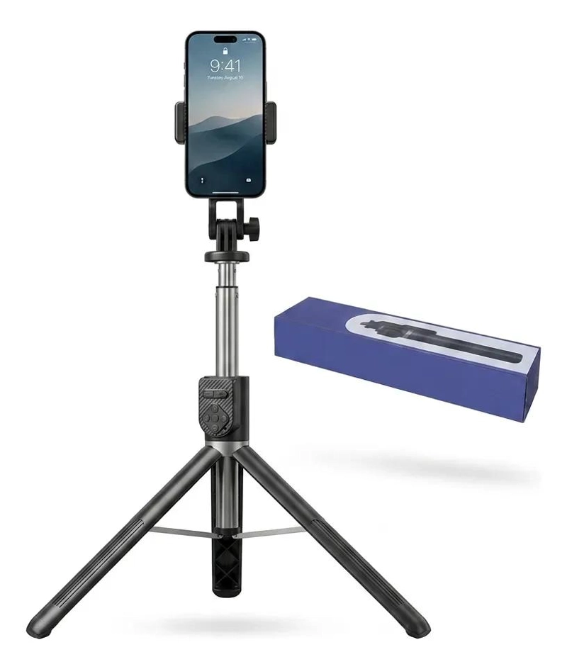 BASTON DE SELFIE CON TRIPODE AJUSTABLE PARA MOVILES - 3