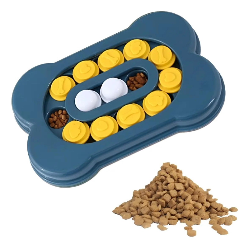 JUGUETE INTERACTIVO EN FORMA DE HUESO PARA MASCOTAS - 1