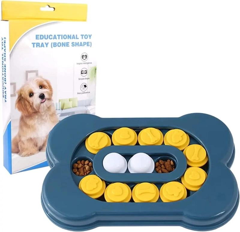 JUGUETE INTERACTIVO EN FORMA DE HUESO PARA MASCOTAS - 7