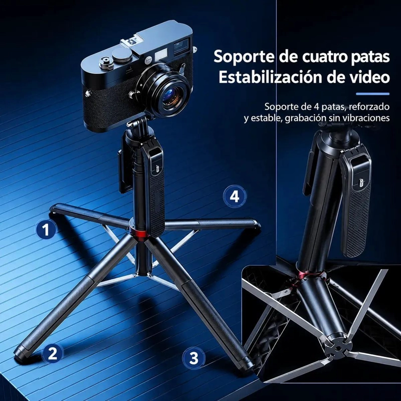 TRIPODE INTELIGENTE CON SEGUIMIENTO FACIAL Y CONTROL REMOTO - 9