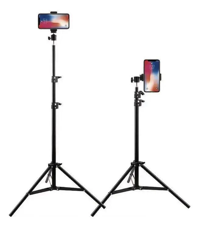 TRIPODE AJUSTABLE DE 2.10 METROS PARA FOTOGRAFIA - 2
