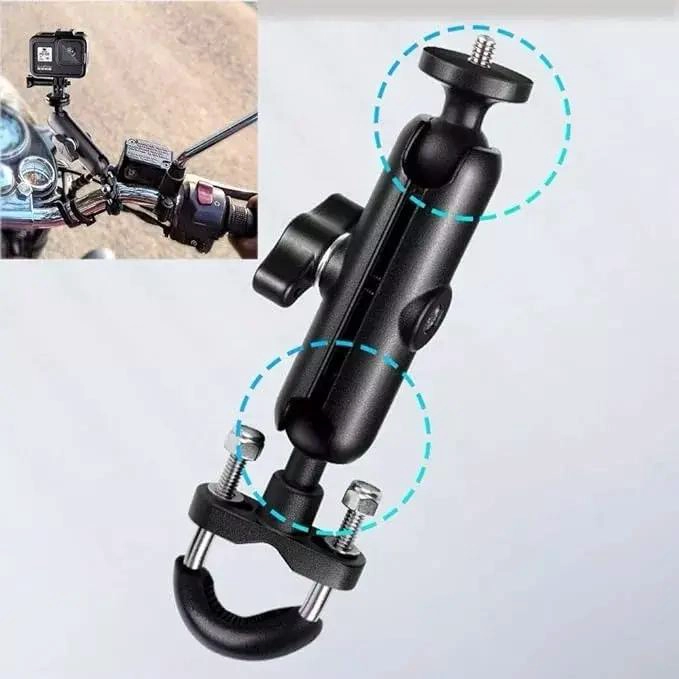 SOPORTE PARA CAMARA DE ACCION EN MANILLAR DE MOTOCICLETA - 7