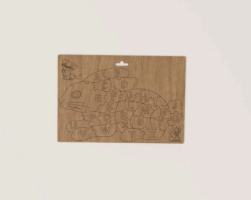 ROMPECABEZAS DIDACTICO CONEJITO DE PASCUA EN MADERA - 3
