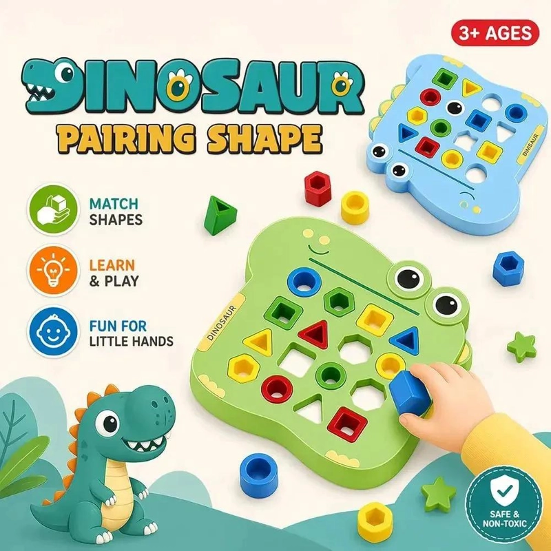 JUEGO EDUCATIVO DE DINOSAURIO PARA APRENDER FORMAS GEOME TRICAS - 3