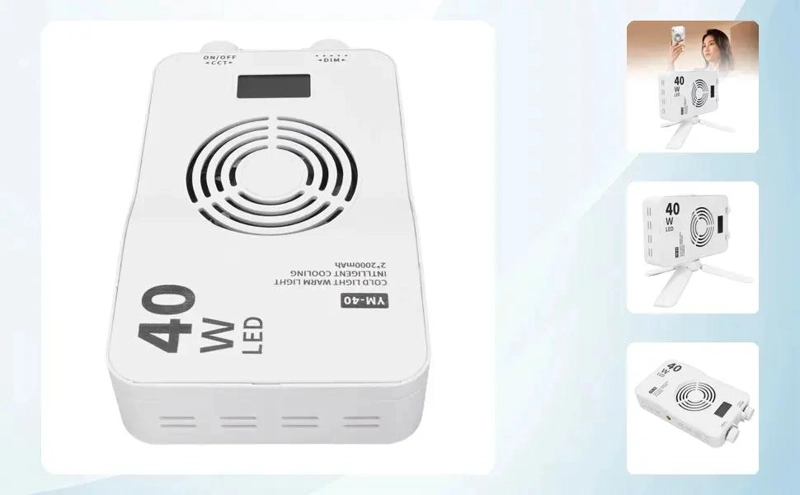 LUZ LED RECARGABLE PROFESIONAL PARA VIDEO Y FOTOGRAFIA - 4
