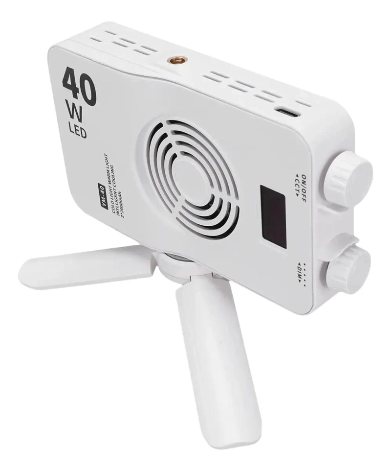 LUZ LED RECARGABLE PROFESIONAL PARA VIDEO Y FOTOGRAFIA - 9