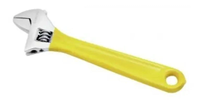 LLAVE AJUSTABLE CROMADA CON MANGO ANTIDESLIZANTE - 1