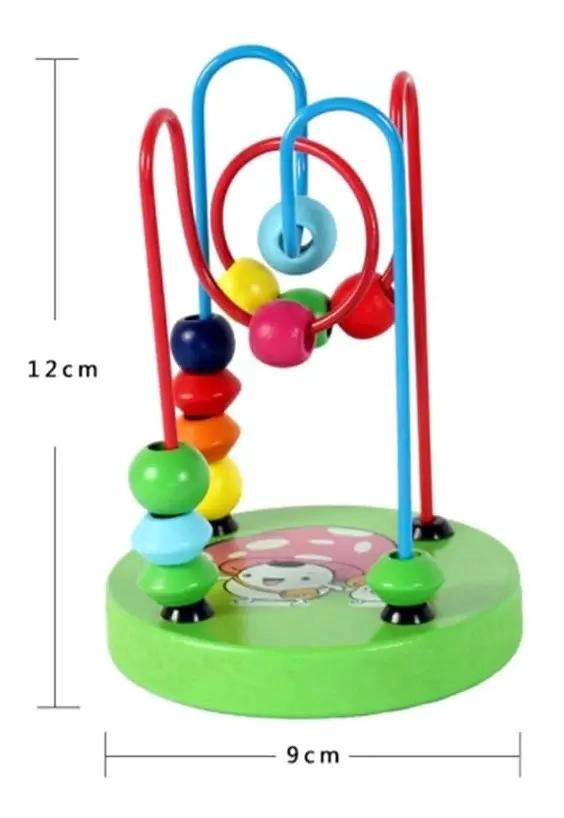 PACK DE 8 JUGUETES DIDACTICOS DE MADERA PARA NIÑOS - 3