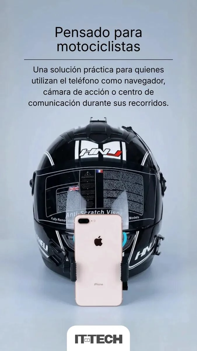 SOPORTE VERSATIL PARA CAMARAS DE ACCION Y SMARTPHONES EN NEGRO - 2