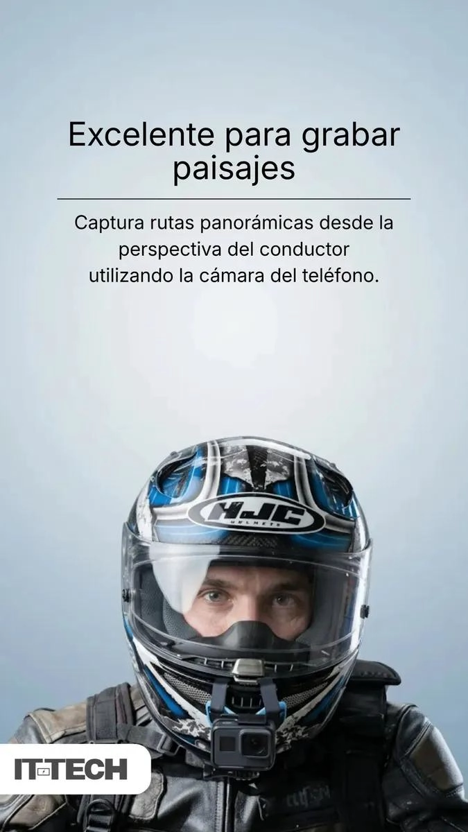SOPORTE VERSATIL PARA CAMARAS DE ACCION Y SMARTPHONES EN NEGRO - 4