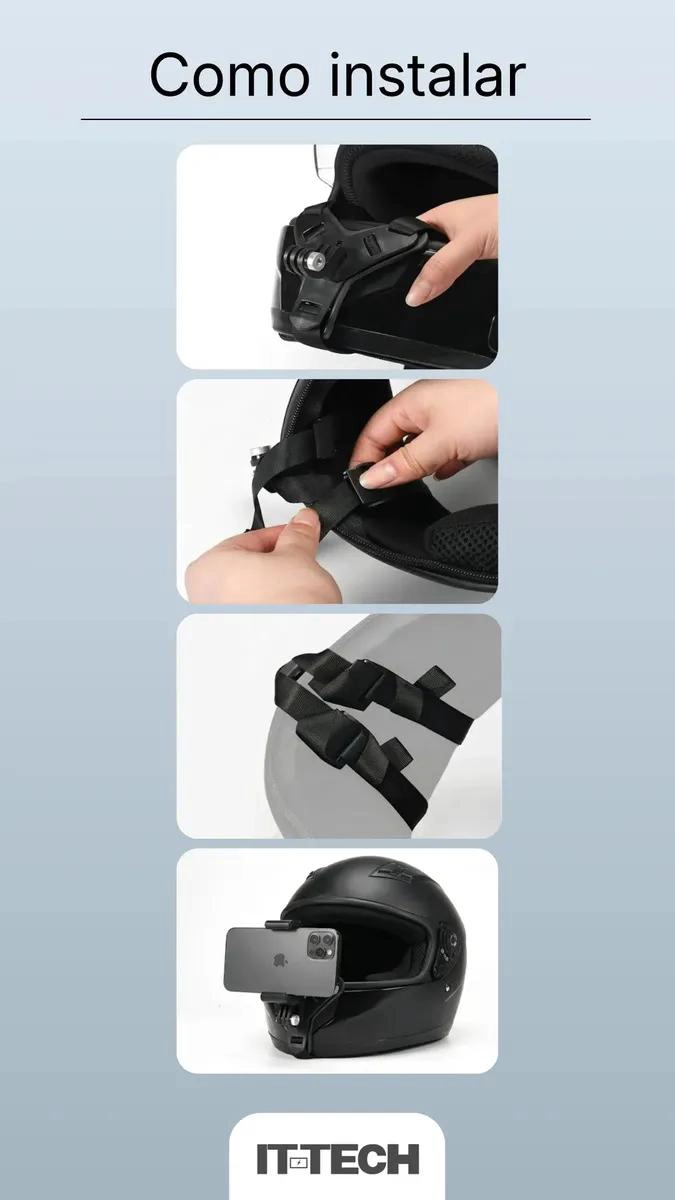SOPORTE VERSATIL PARA CAMARAS DE ACCION Y SMARTPHONES EN NEGRO - 6