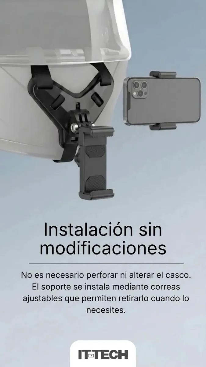 SOPORTE VERSATIL PARA CAMARAS DE ACCION Y SMARTPHONES EN NEGRO - 8
