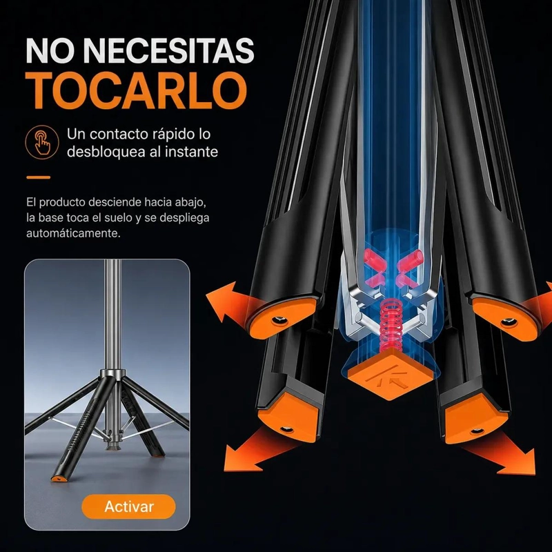 ESTABILIZADOR TRIPODE INTELIGENTE CON SEGUIMIENTO FACIAL 360° - 10