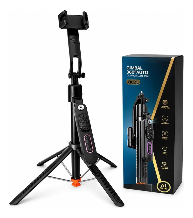 ESTABILIZADOR TRIPODE INTELIGENTE CON SEGUIMIENTO FACIAL 360° - 3