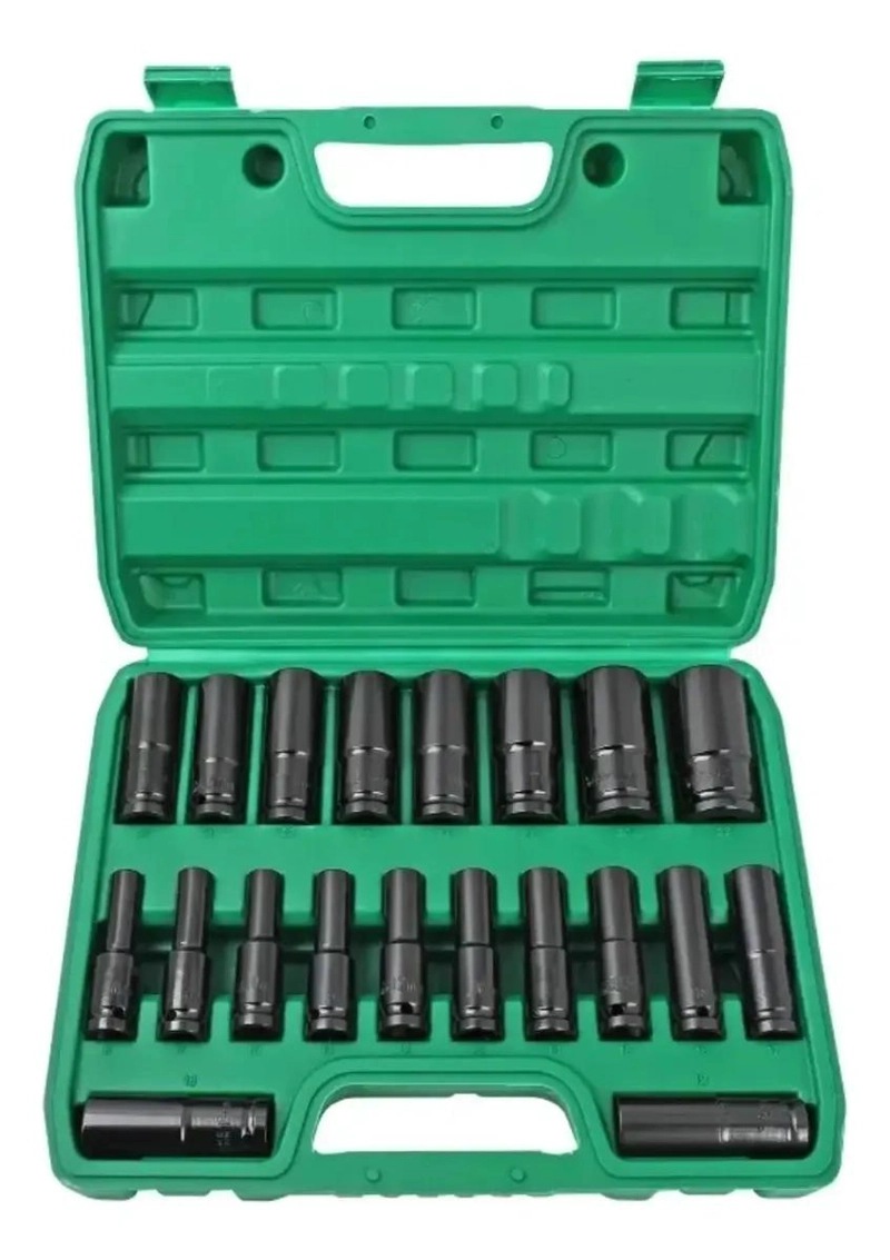 SET DE DADOS DE IMPACTO 20 PIEZAS 8MM A 32MM - 1