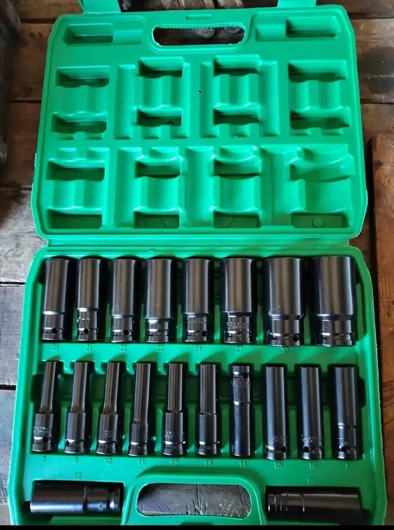SET DE DADOS DE IMPACTO 20 PIEZAS 8MM A 32MM - 4
