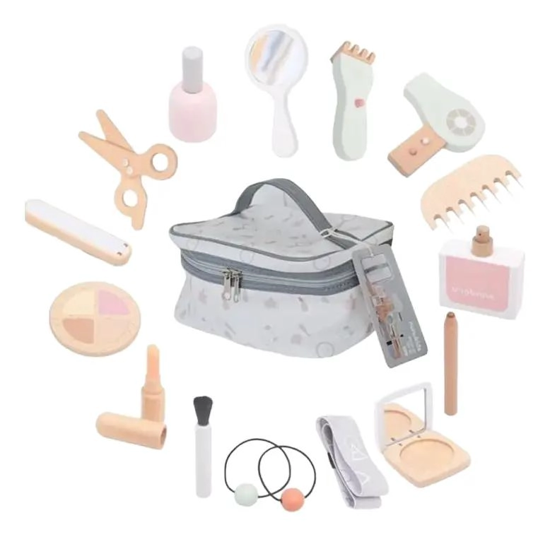 SET DE JUGUETE DE MAQUILLAJE Y PELUQUERIA PARA NIÑAS - 1