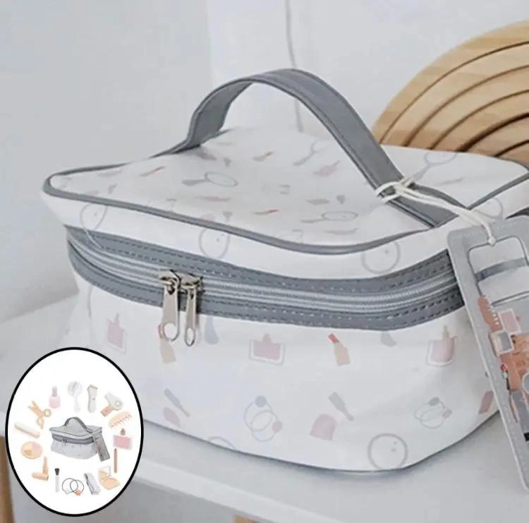 SET DE JUGUETE DE MAQUILLAJE Y PELUQUERIA PARA NIÑAS - 4