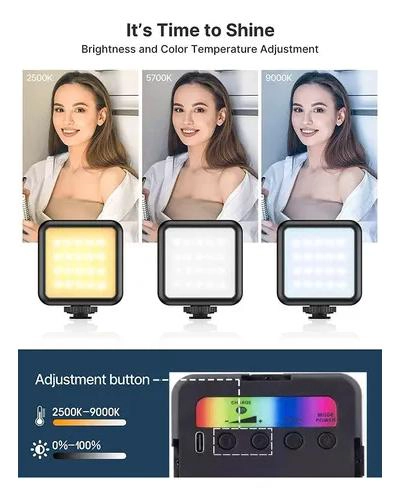 ILUMINACION LED RGB PORTATIL PARA FOTOGRAFIA Y VIDEO - 5