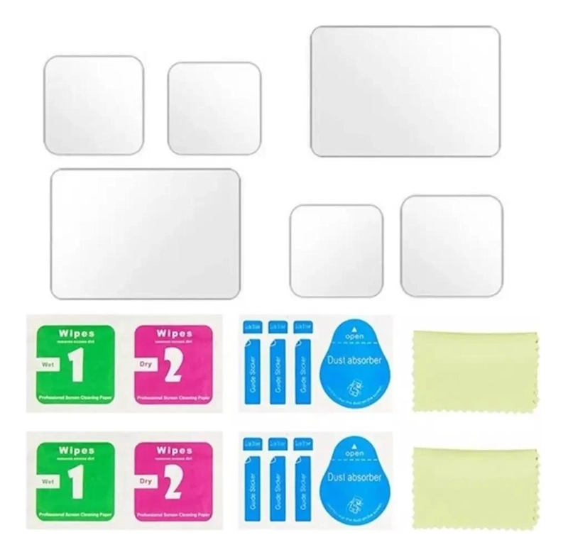 SET DE PROTECTORES DE VIDRIO TEMPLADO PARA CAMARA DE ACCION - 1