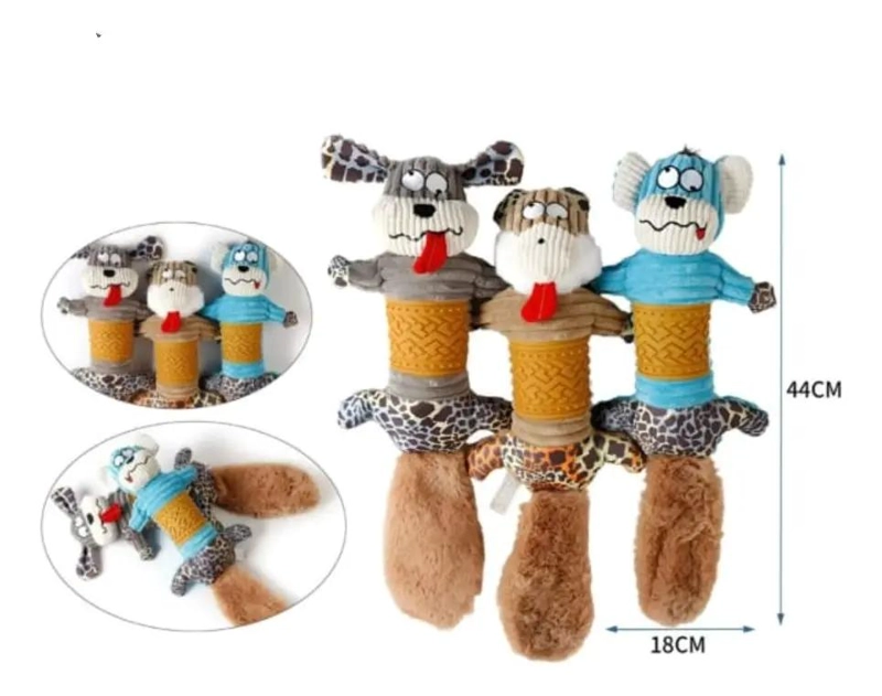 JUGUETE MASTICABLE INTERACTIVO PARA PERROS CON TEXTURA - 2
