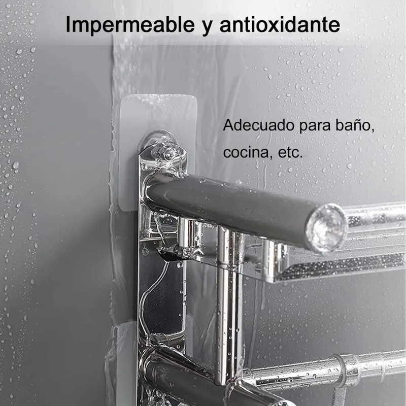 20 PIEZAS DE GANCHOS ADHESIVOS PARA PARED SIN PERFORAR - 4