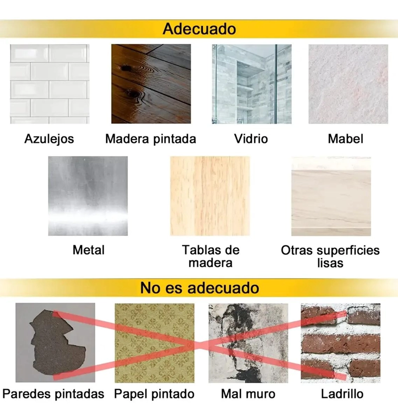 20 PIEZAS DE GANCHOS ADHESIVOS PARA PARED SIN PERFORAR - 5