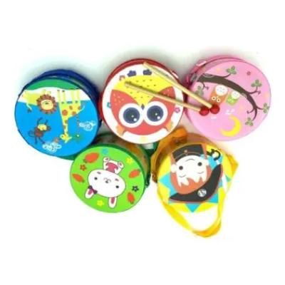 TAMBOR DE MADERA PARA NIÑOS CON BAQUETAS INCLUIDAS - 3